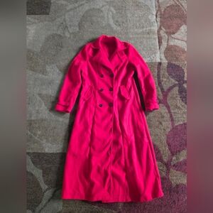 Vibrant Womens Red Coat